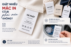 Giặt nhiều mác in có bị phai màu không?